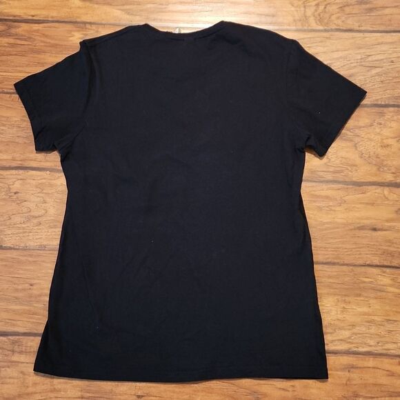 Sturgis Motorcycle Rally women's large black short sleeve t-shirt by Gildan - Picture 4 of 4